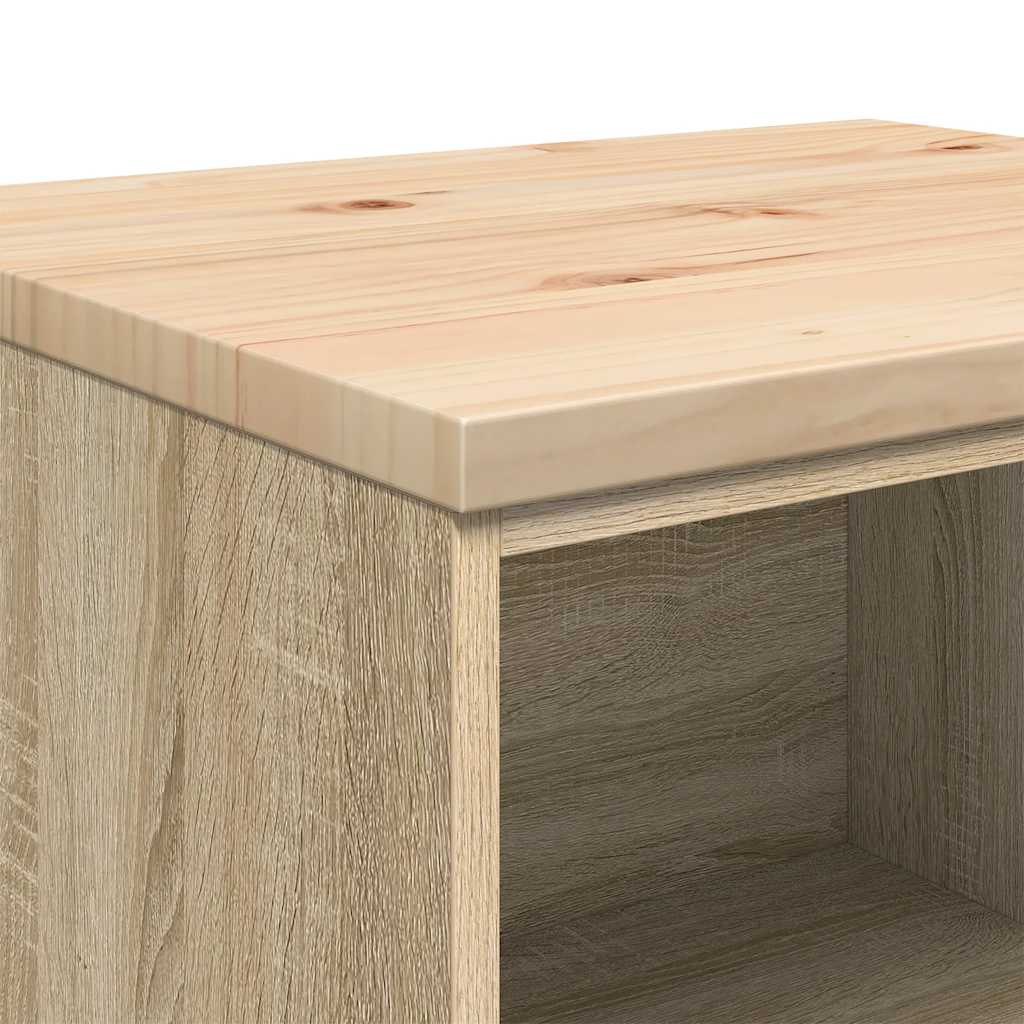 Armário de arrumação de garagem carvalho sonoma 60x51x85 cm