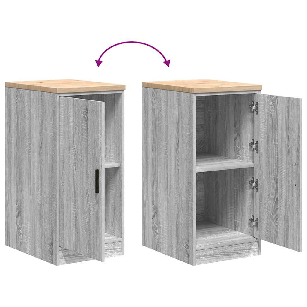 Armário de arrumação de garagem Cinzento Sonoma 40x51x85 cm