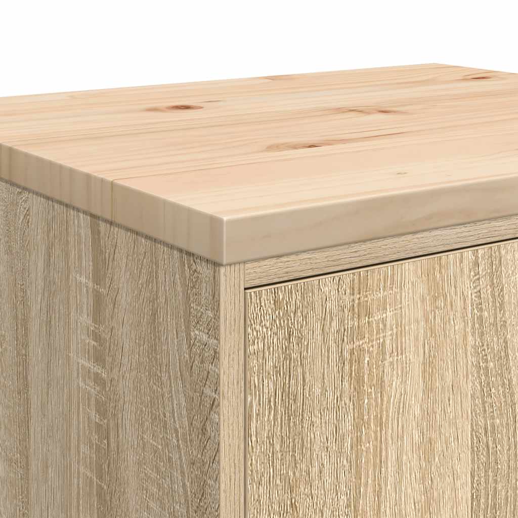 Armário de arrumação de garagem carvalho sonoma 60x51x85 cm