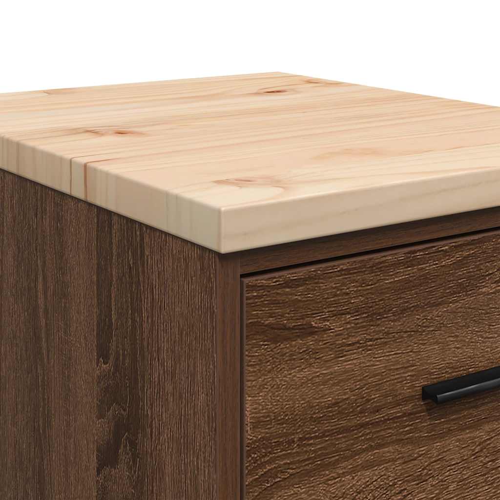 Armário de arrumação de garagem Carvalho Castanho 40x51x85 cm