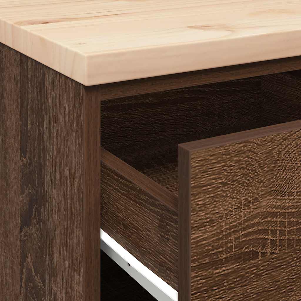 Armário de arrumação de garagem carvalho castanho 60x51x85 cm