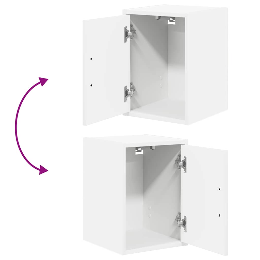 Armários de parede para garagem 2 pcs derivados de madeira