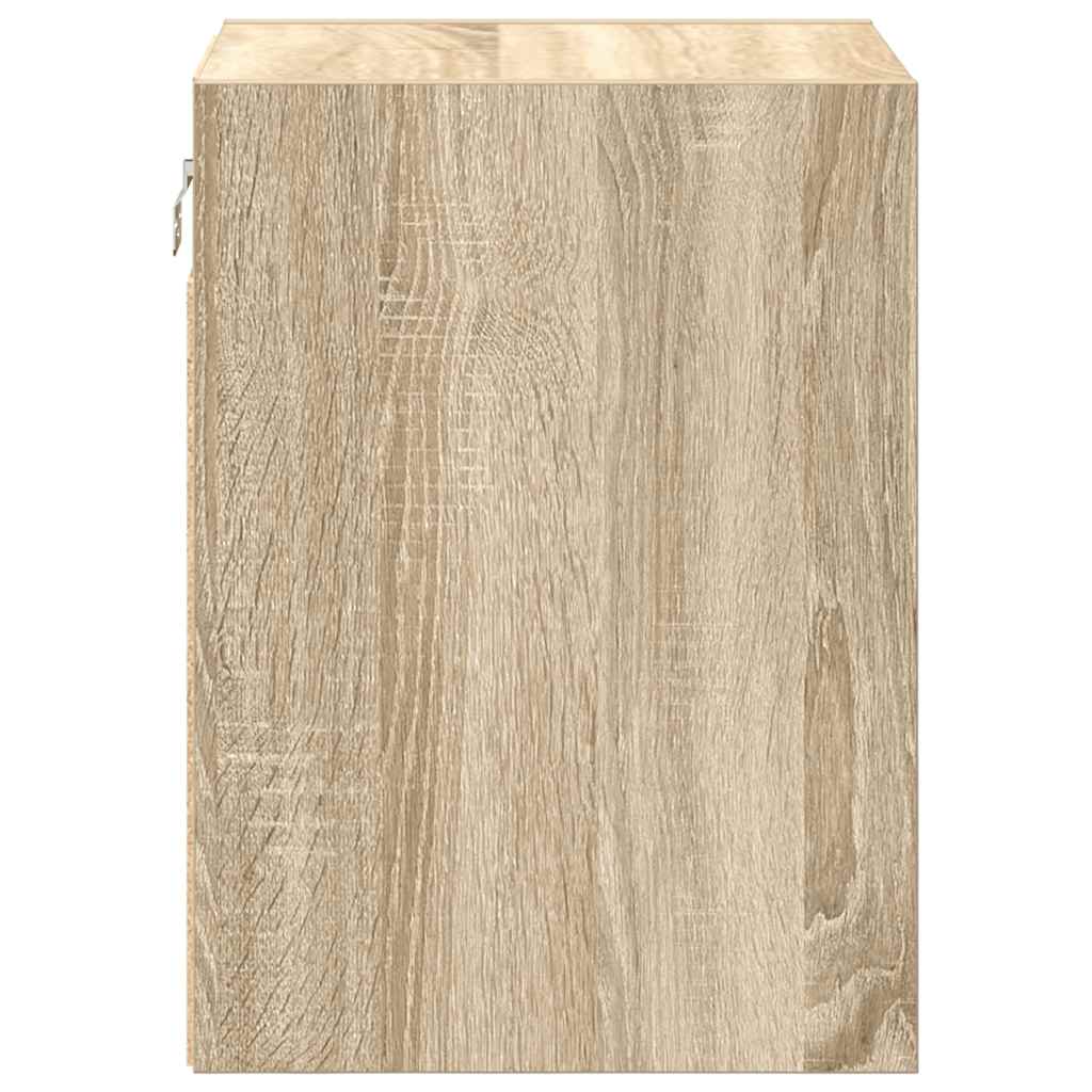 Armários de parede para garagem 2pcs derivados de madeira