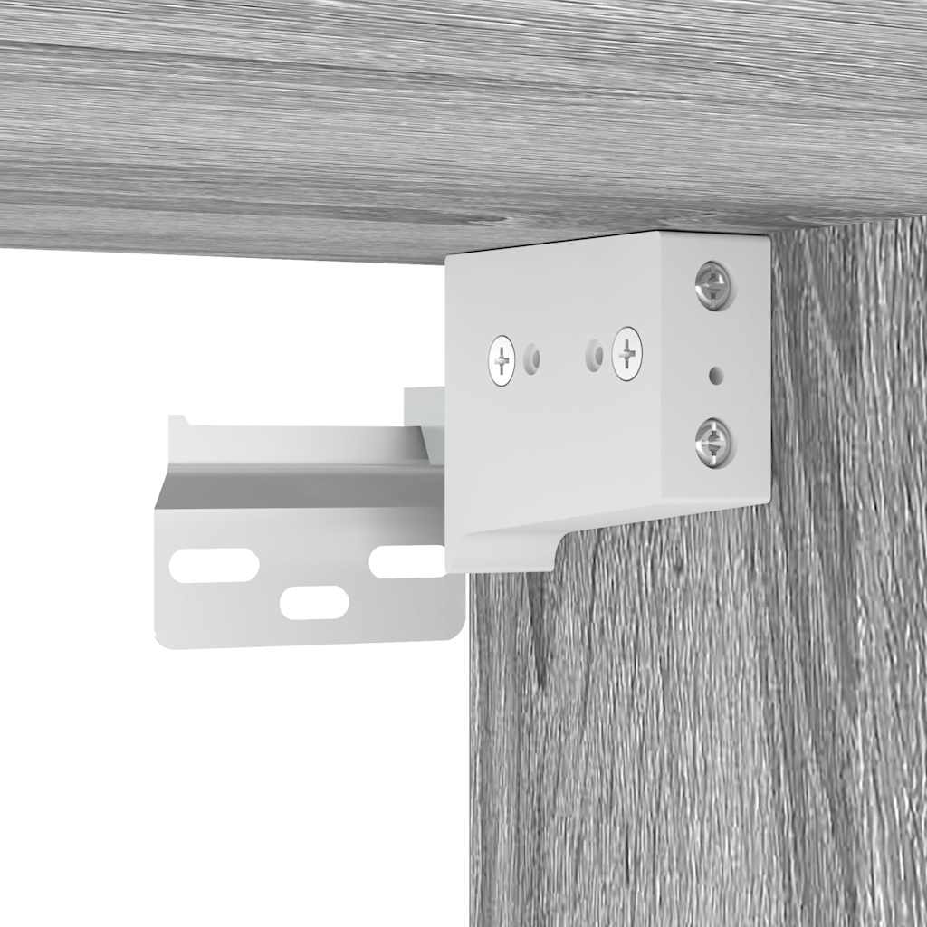 Armários de parede para garagem 2 pcs derivados de madeira