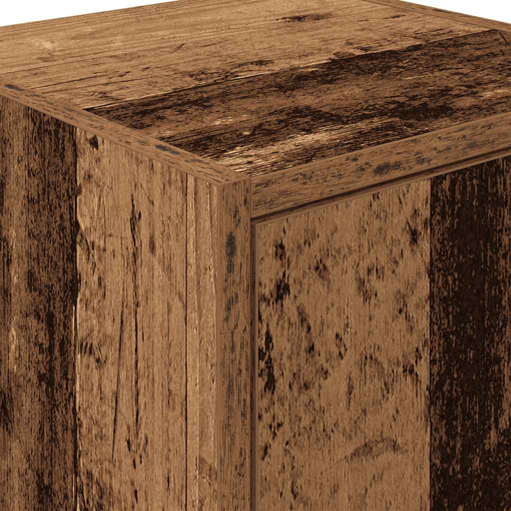 Armário de parede da garagem Madeira Velha madeira engenheirada