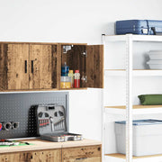 Armário de parede da garagem Madeira Velha madeira engenheirada