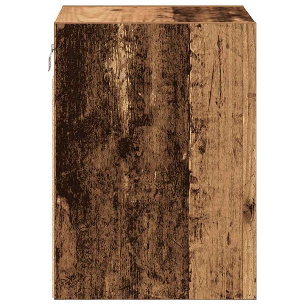 Armários de parede para garagem 2 pcs derivados de madeira