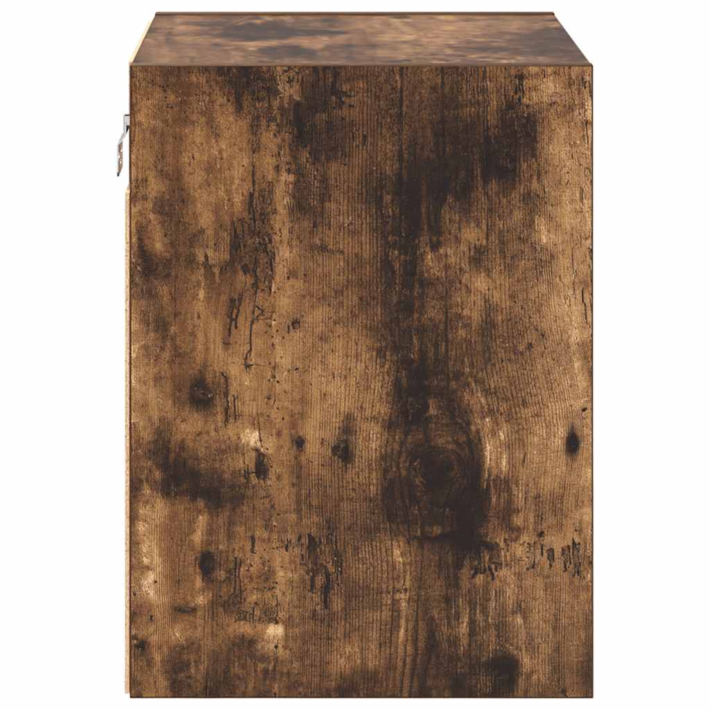 Armários de parede para garagem 2 pcs derivados de madeira