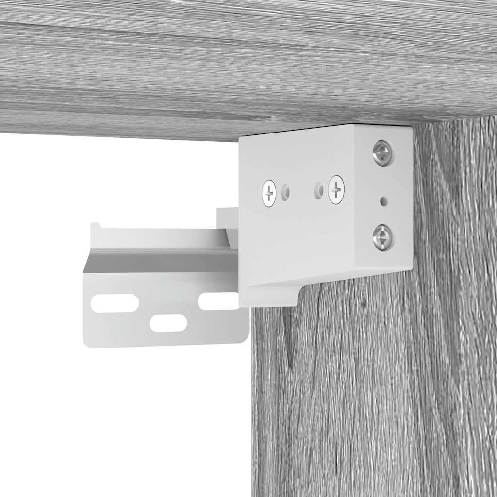 Armários de parede para garagem 2 pcs derivados de madeira