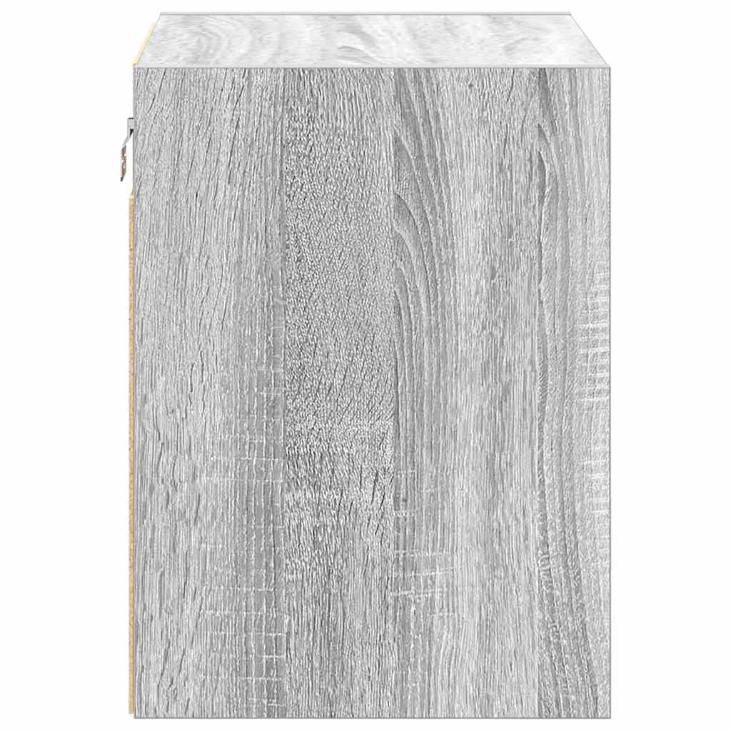 Armários de parede para garagem 2 pcs derivados de madeira