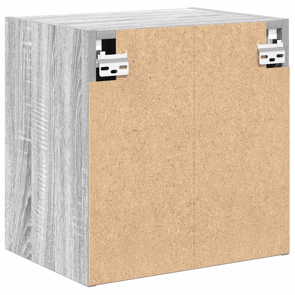 Armários de parede para garagem 2 pcs derivados de madeira