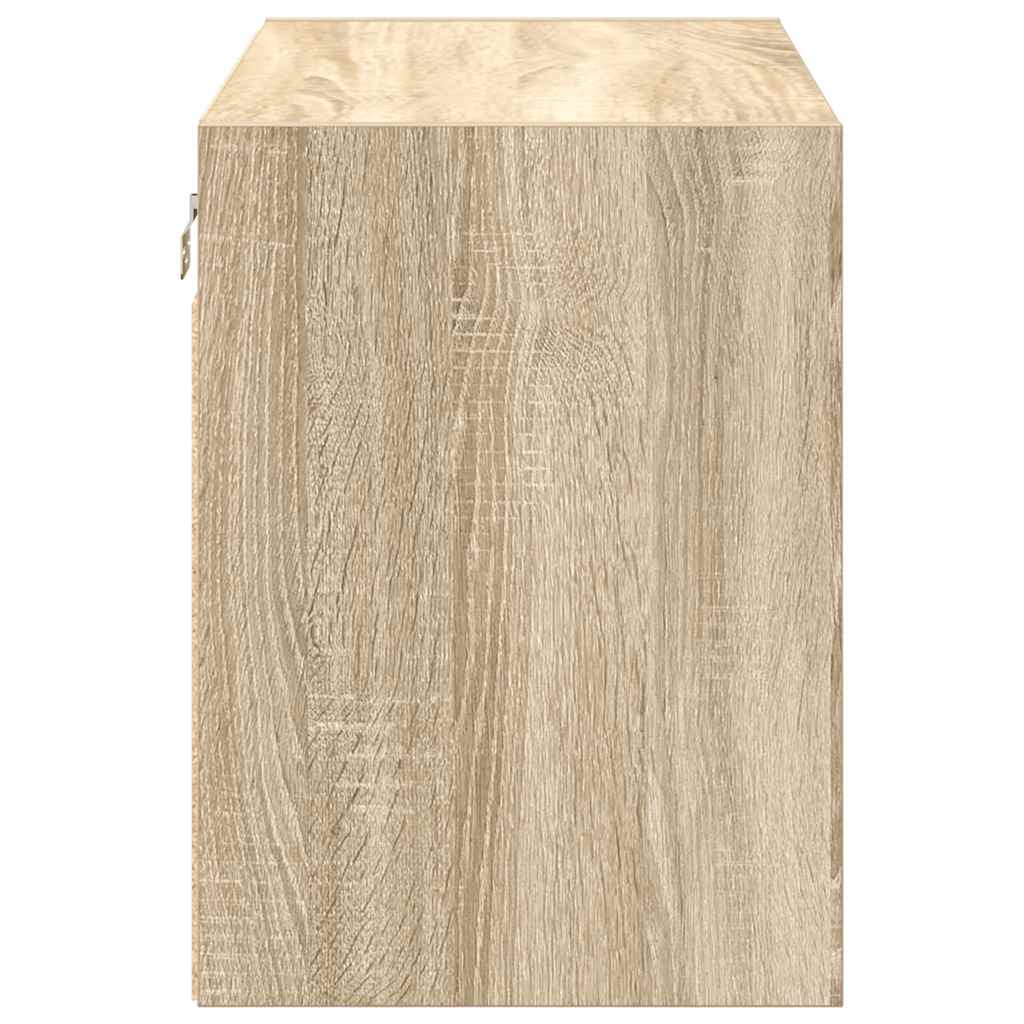 Armário de parede garagem Carvalho Sonoma madeira engenheirada