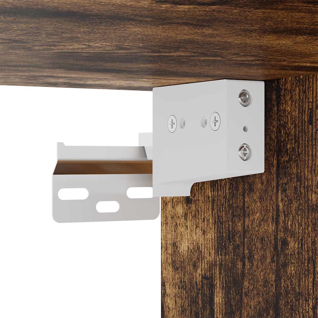 Armários de parede para garagem 2 pcs derivados de madeira