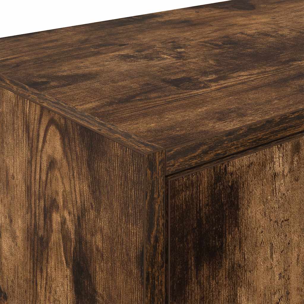 Armários de parede para garagem 2 pcs derivados de madeira