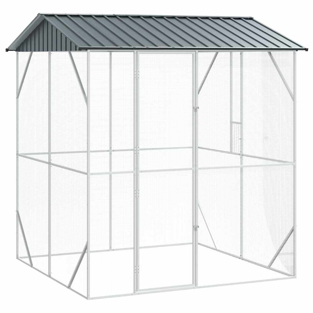 Gaiola para Pássaros Antracite 215 x 208 x 247 cm