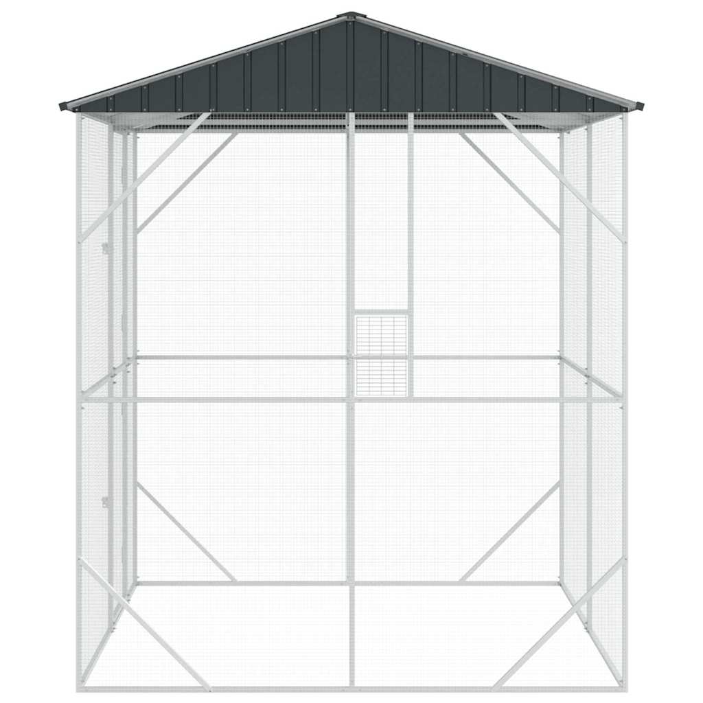 Gaiola para Pássaros Antracite 215 x 208 x 247 cm