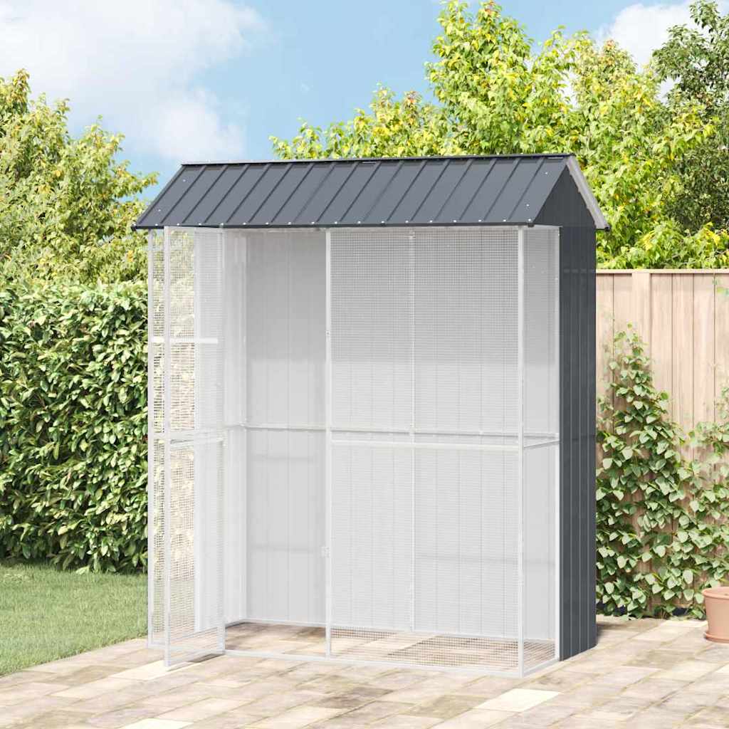 Gaiola para Pássaros Antracite 215 x 110 x 247 cm