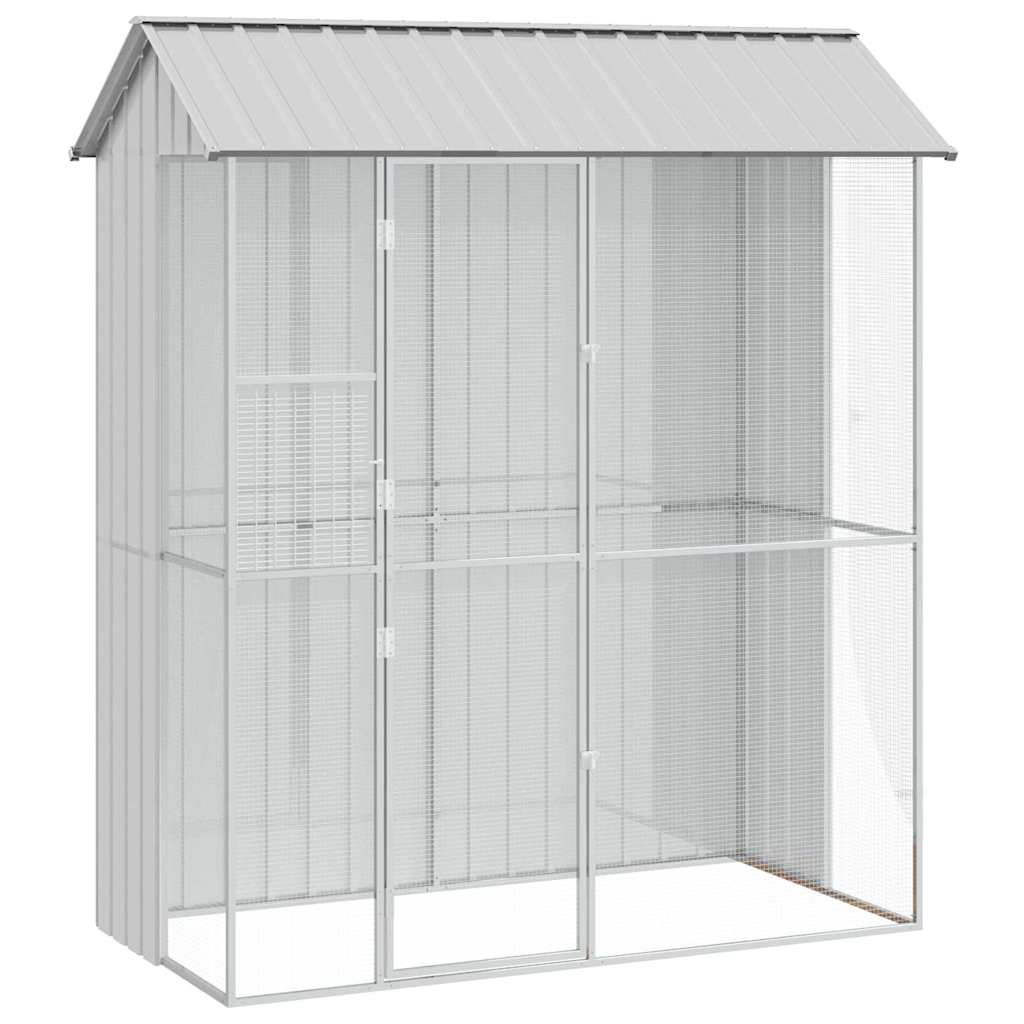 Gaiola para Pássaros Cinzeto 215 x 110 x 247 cm Aço galvanizado