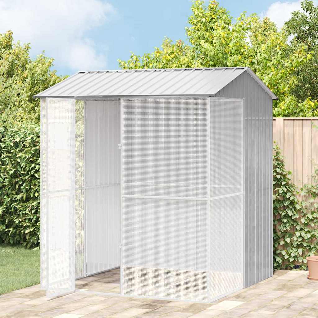 Gaiola para Pássaros Cinzeto 215 x 210 x 247 cm Aço galvanizado