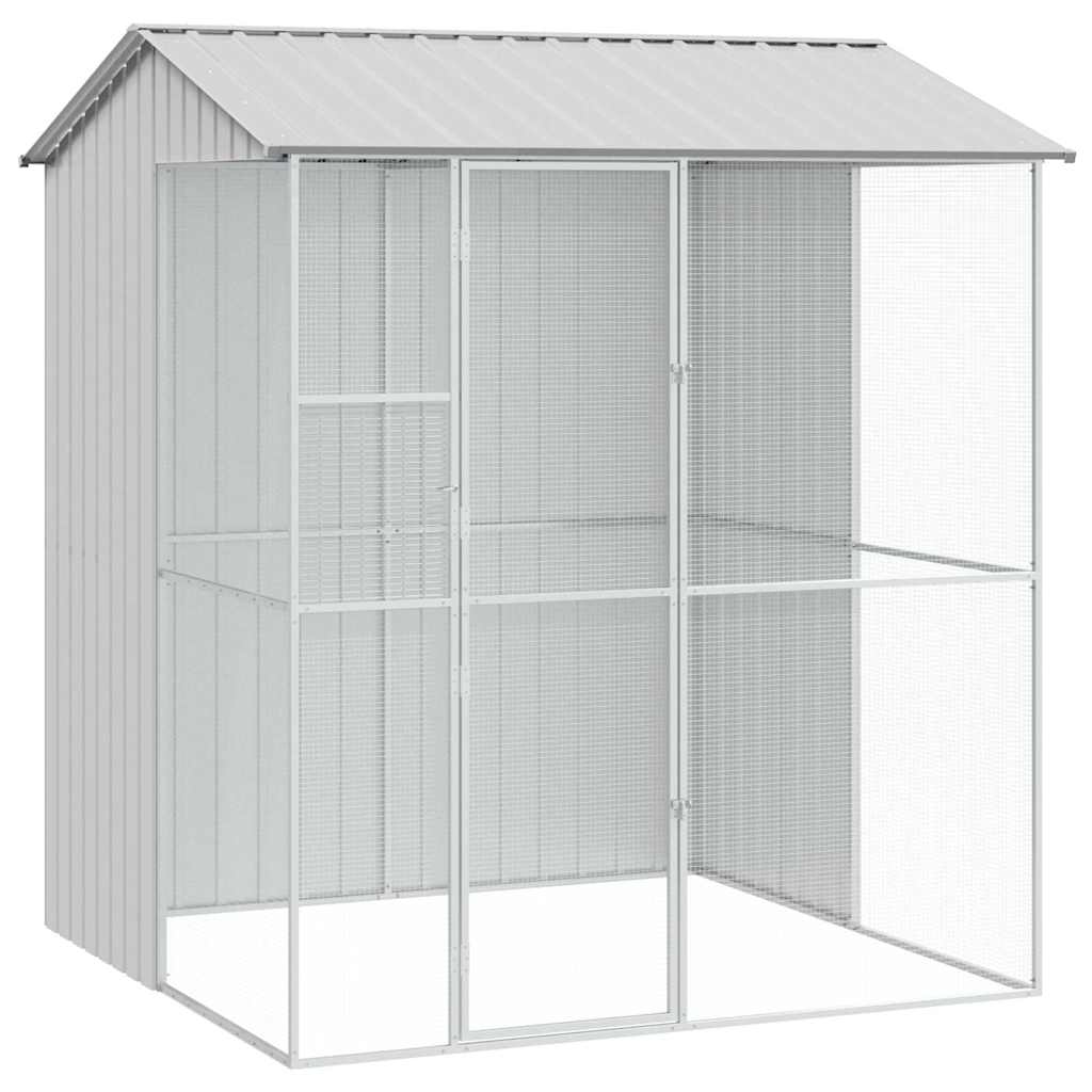 Gaiola para Pássaros Cinzeto 215 x 210 x 247 cm Aço galvanizado