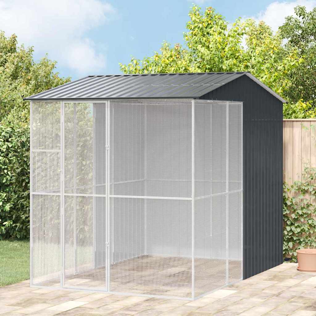 Gaiola para Pássaros Antracite 215 x 310 x 247 cm