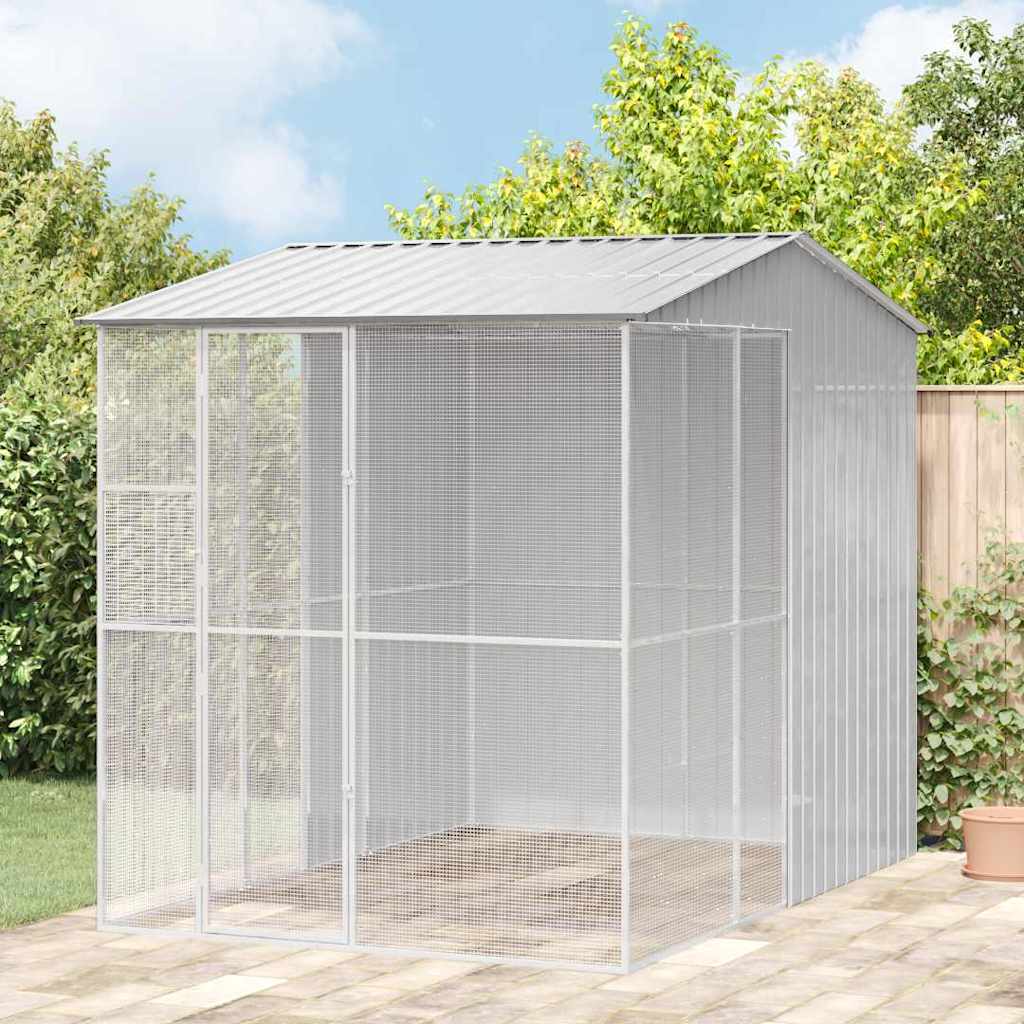 Gaiola para Pássaros Cinzeto 215 x 310 x 247 cm Aço galvanizado