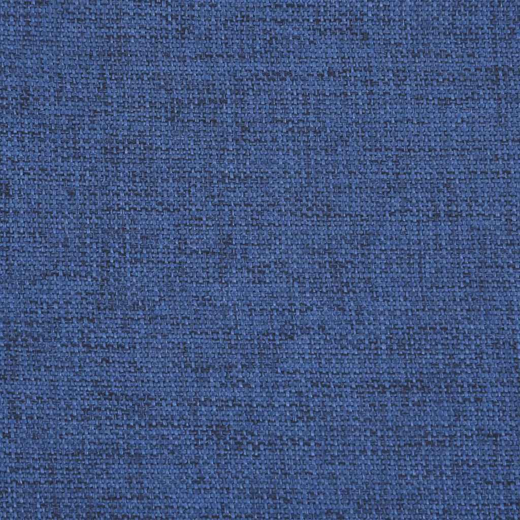 Cadeira de escritório giratória tecido azul