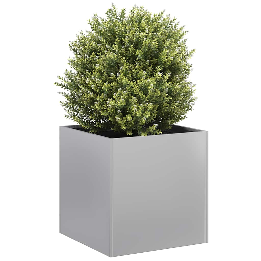 Planter 40x40x40 cm aço galvanizado