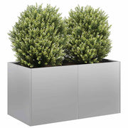 Planter 80x40x40 cm aço galvanizado
