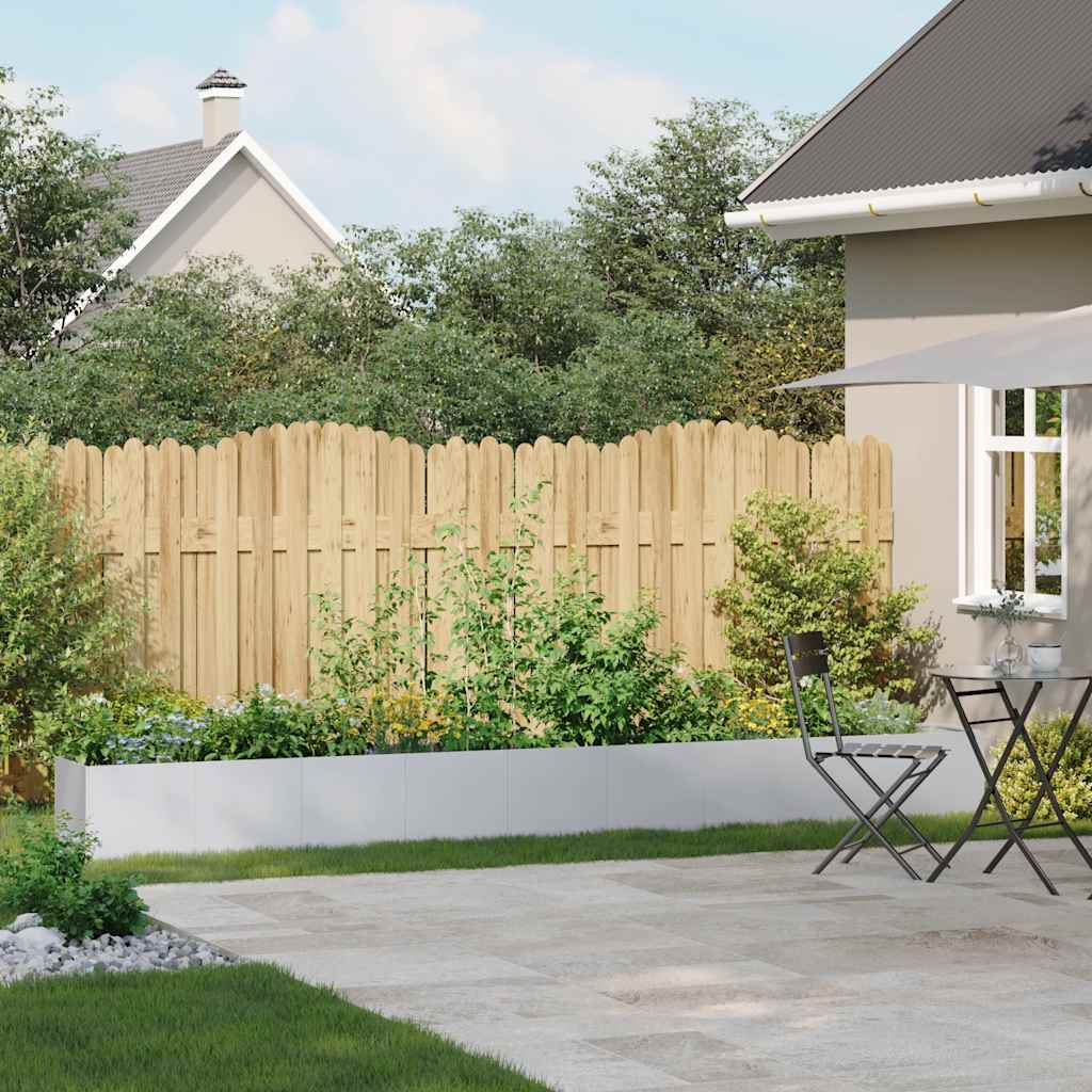 Planter 360x40x40 cm aço galvanizado