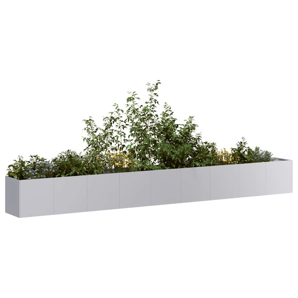 Planter 360x40x40 cm aço galvanizado