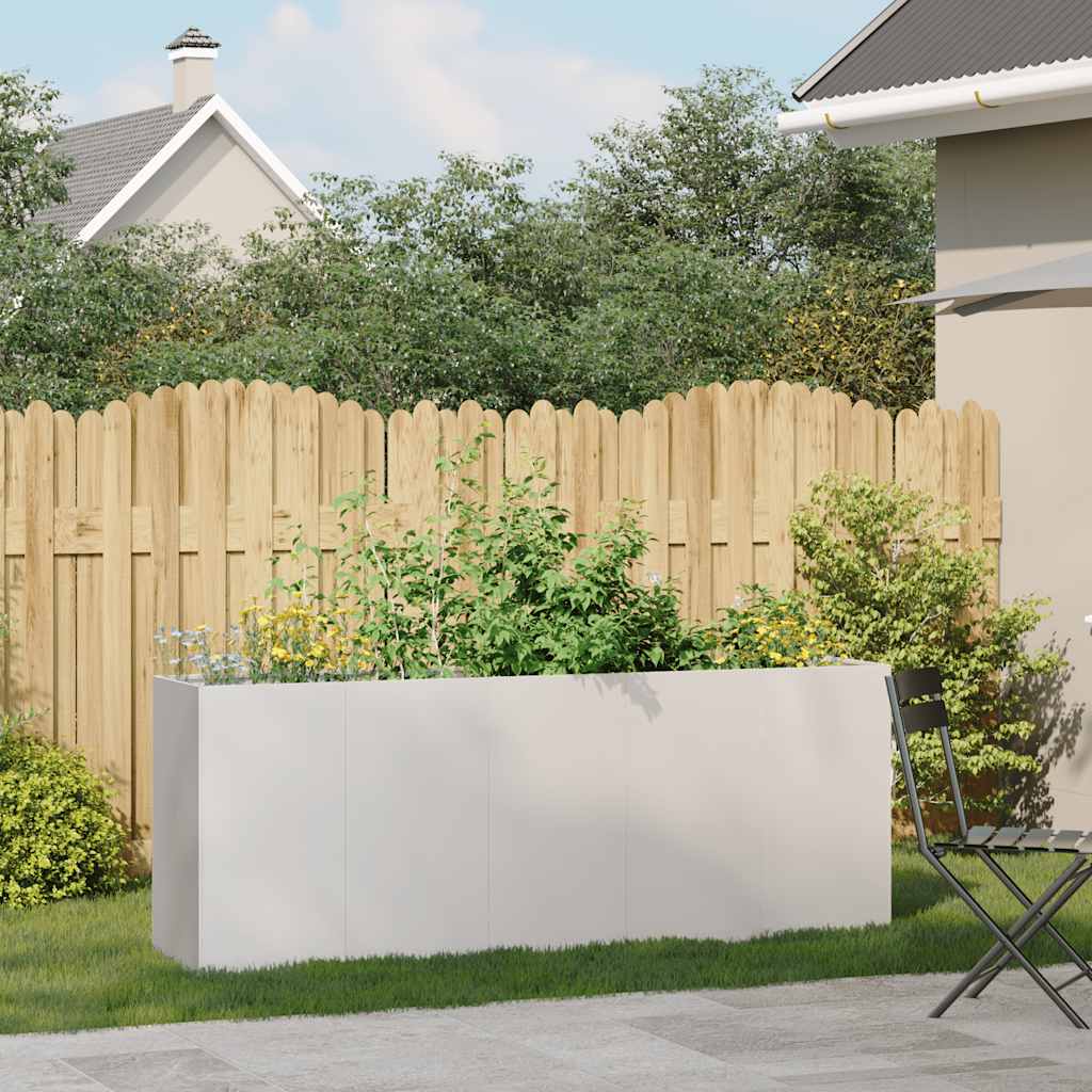 Plantador 200x40x80 cm Aço Inoxidável