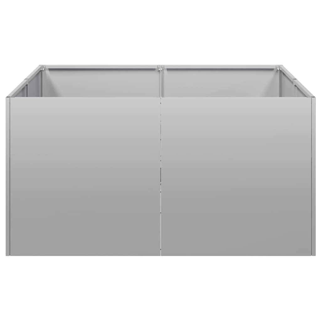 Planter 80x80x40 cm aço galvanizado
