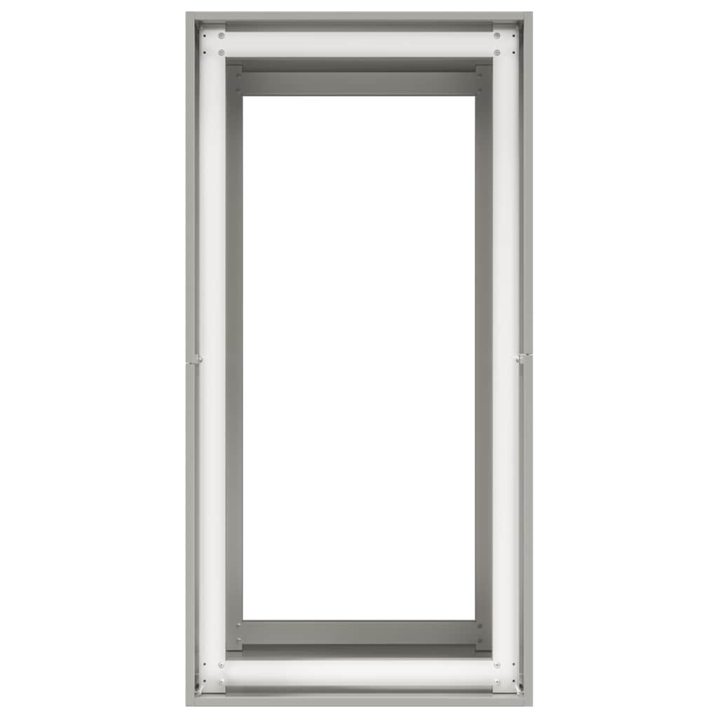 Plantador 40x80x80 cm aço inoxidável