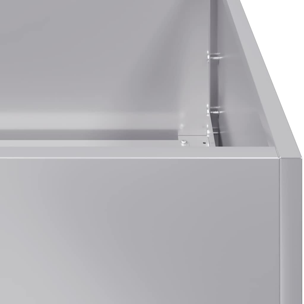 Planter 40x80x80 cm aço galvanizado