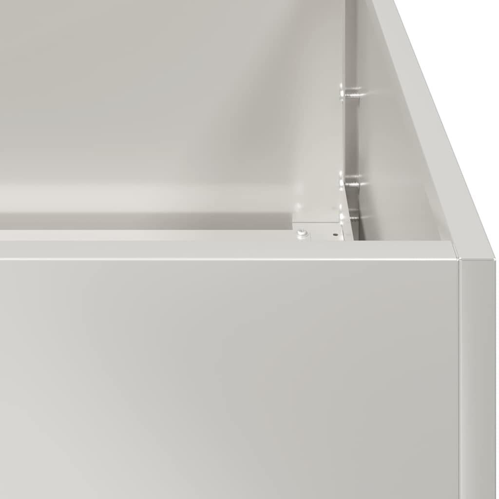 Plantador 120x80x80 cm aço inoxidável