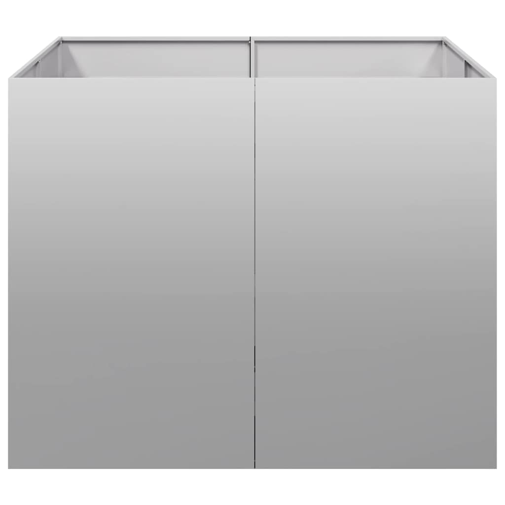 Planter 100x100x80 cm aço galvanizado