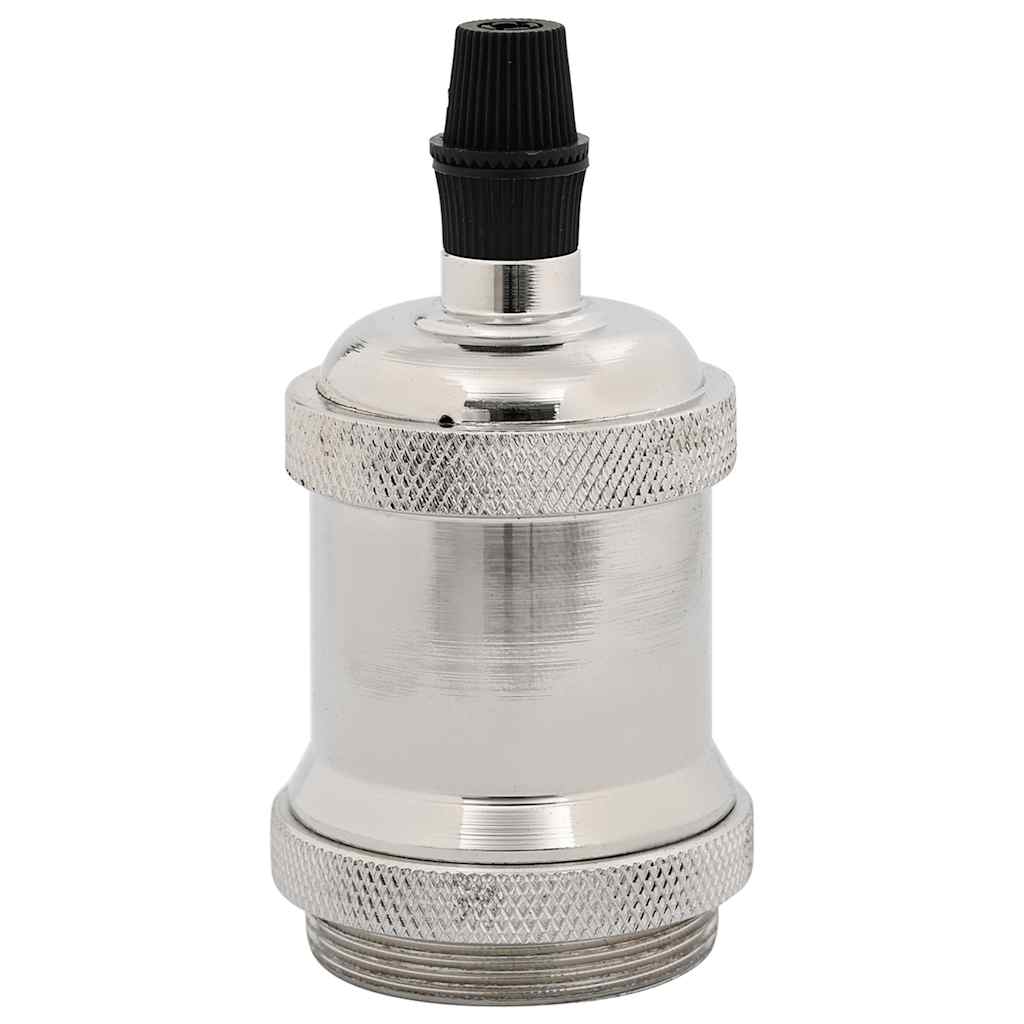 Casquilhos de lâmpadas 2 pcs Níquel acetinado E27