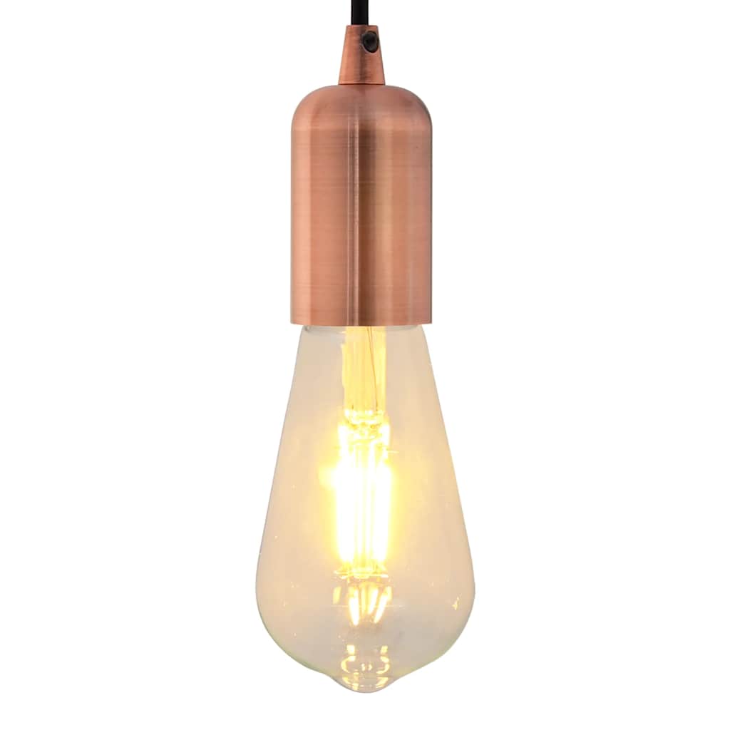 Casquilhos de lâmpadas 2 pcs Bronze vermelho E27