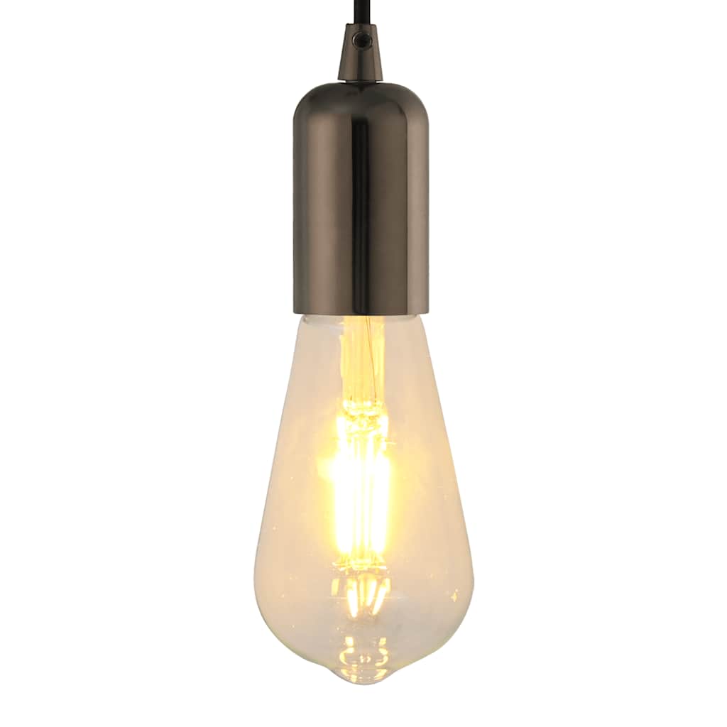 Casquilhos de lâmpadas 2 pcs Preto brilhante E27