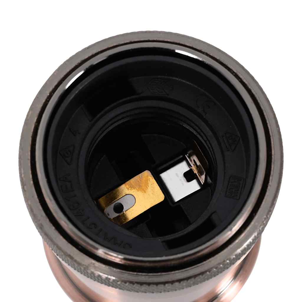 Casquilhos de lâmpadas 2 pcs Bronze vermelho E27