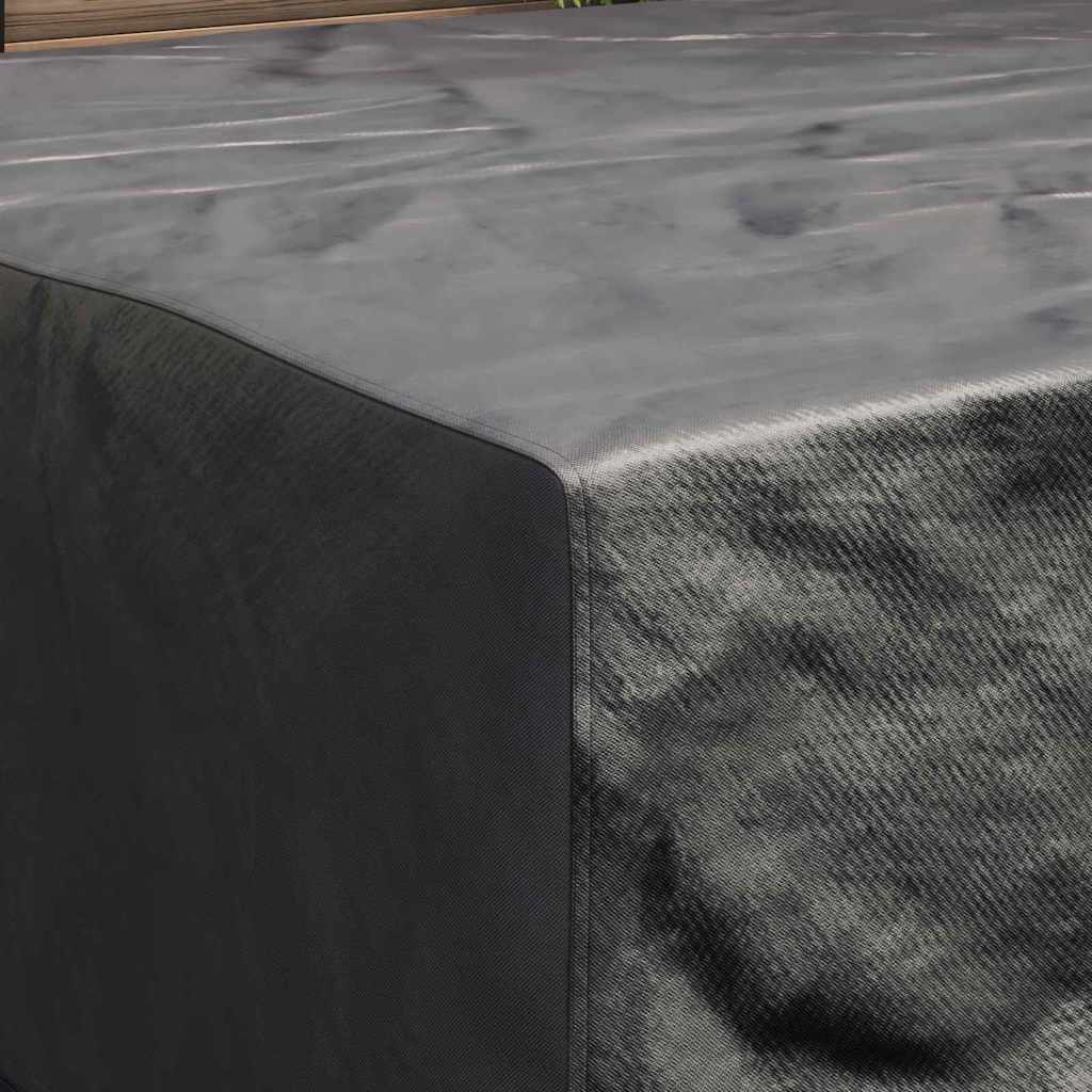 Capa para móveis de exterior Preto 210 x 200 x 70 cm 600D