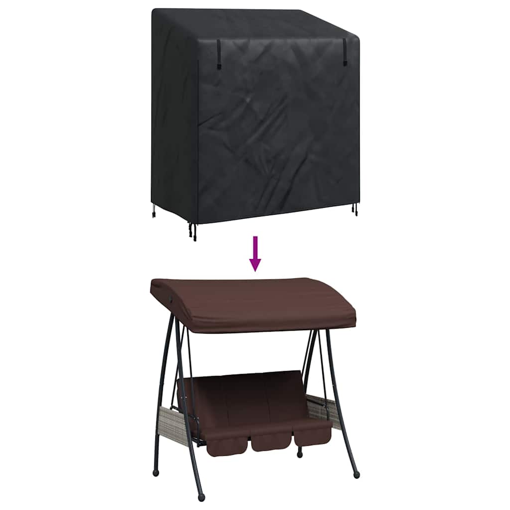 Cobertura para baloiço de exterior 135 x 100 x 165 cm