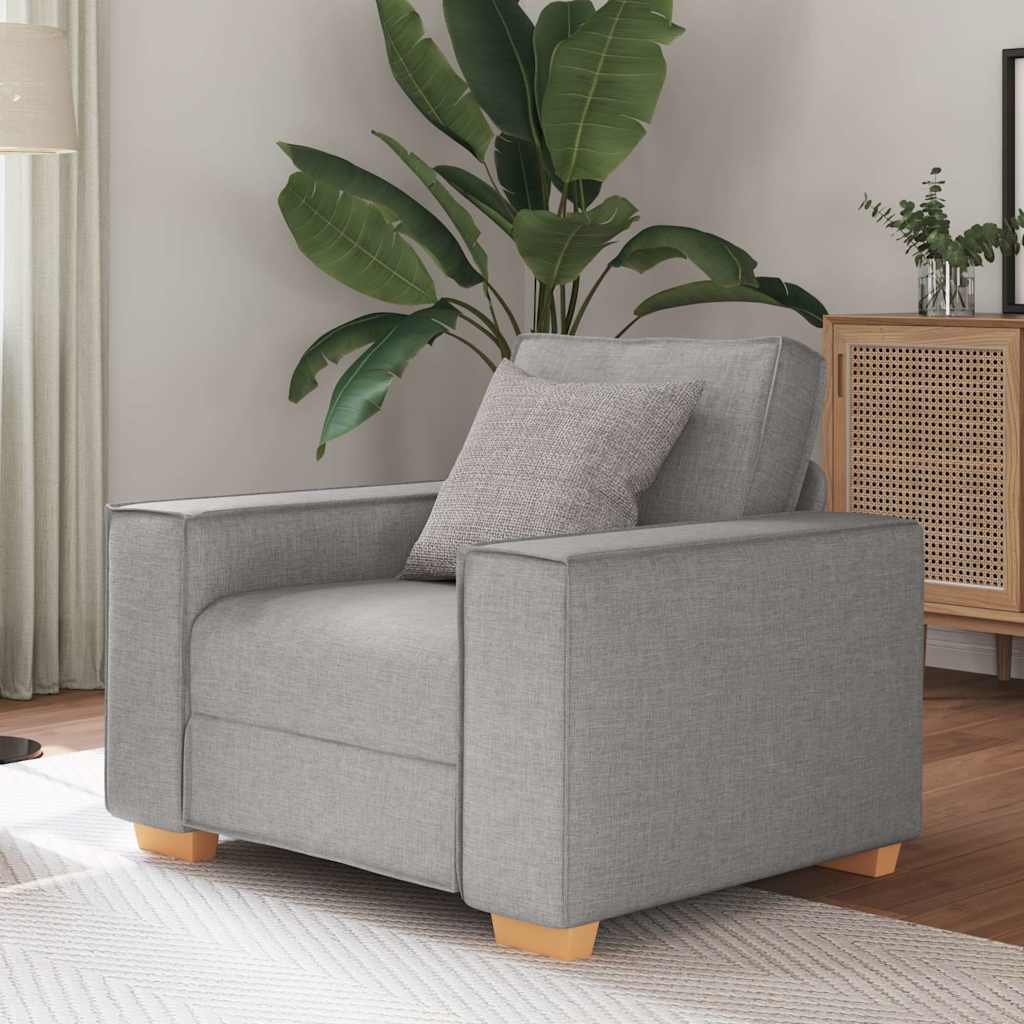 Sofá-cadeira Cinza Nuvem 60 cm Tecido