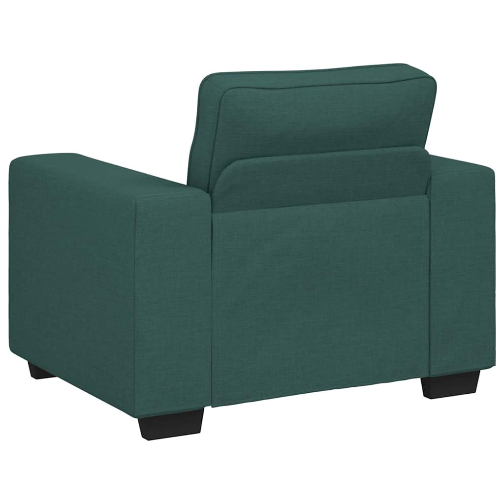 Poltrona 60 cm tecido verde-escuro