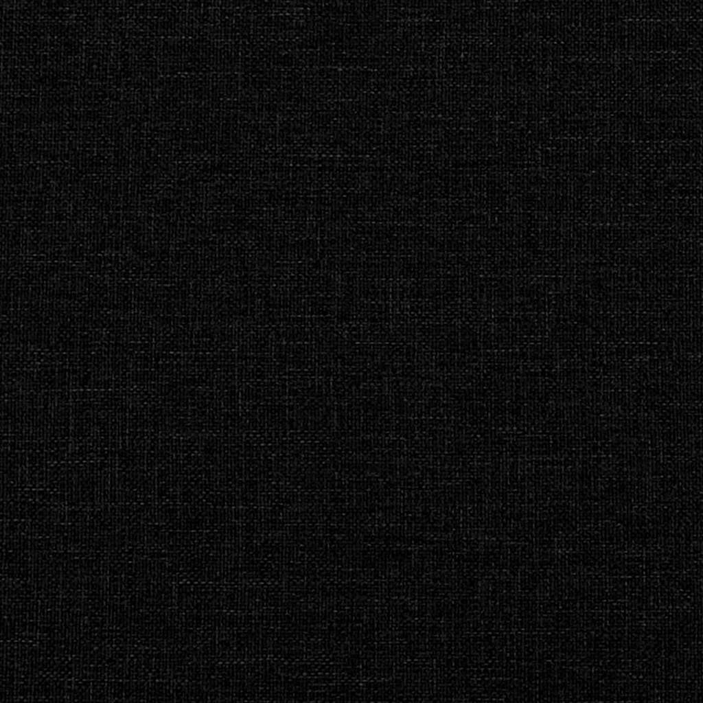 Sofá de 3 lugares tecido 180 cm preto