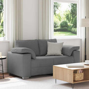 Sofá com almofada Cinzento escuro 160 x 77 x 82 cm tecido