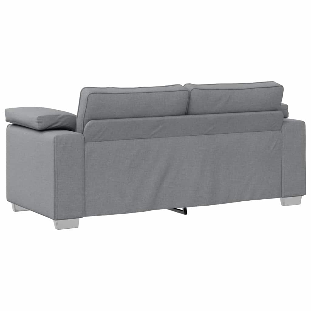Sofá com almofada Cinzento-claro 180 x 77 x 82 cm tecido