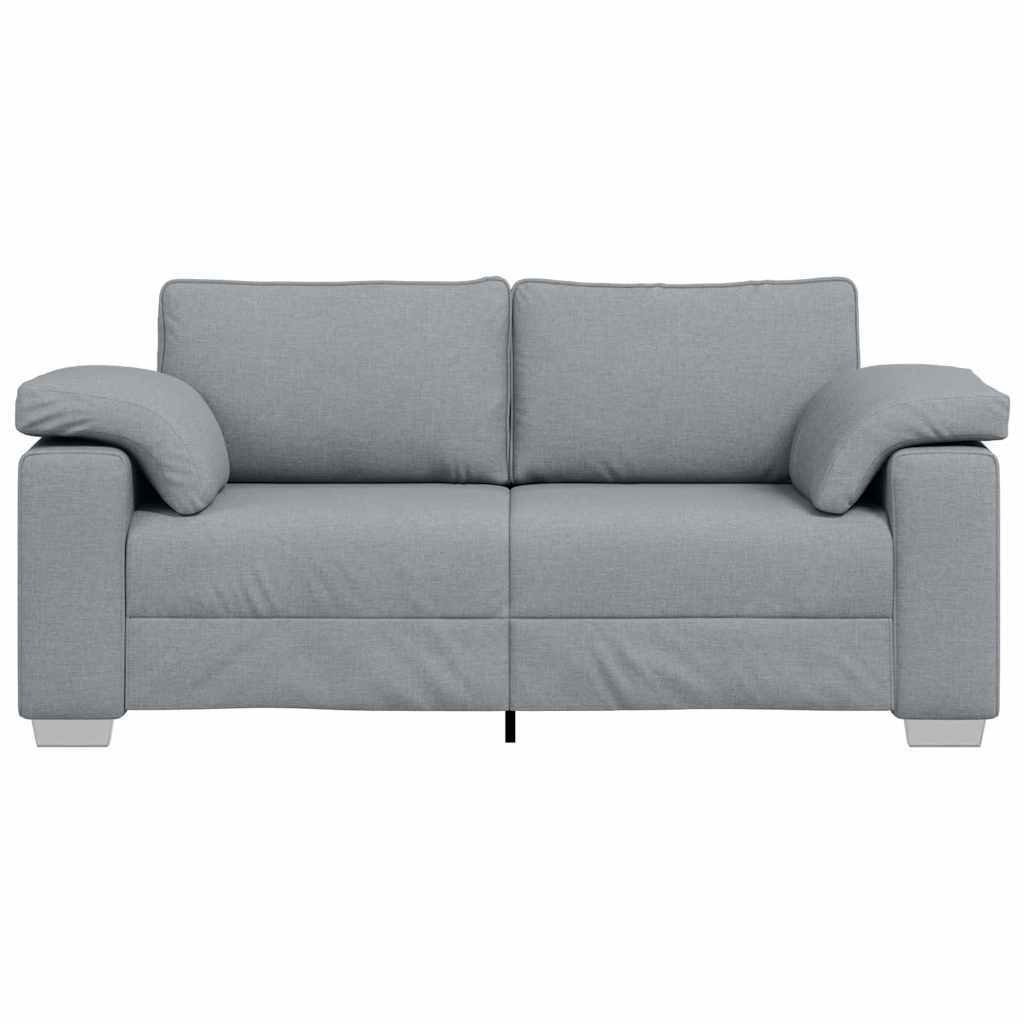 Sofá com almofada Cinzento-claro 180 x 77 x 82 cm tecido