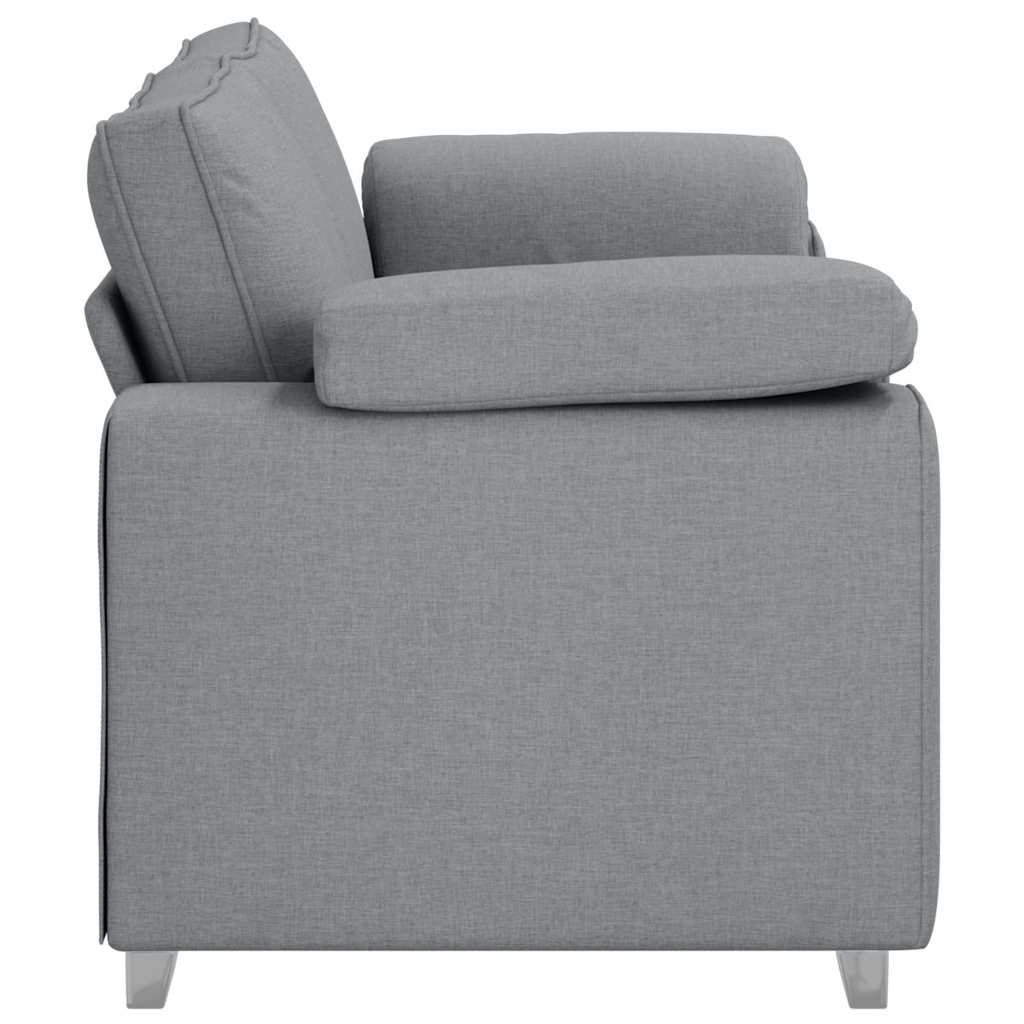 Sofá com almofada Cinzento-claro 180 x 77 x 82 cm tecido